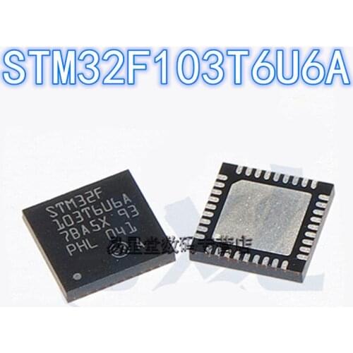 1PCS 100% new original authentic STM32F103T6U6A QFN-36 32F103T6U6A QFN36 32-bit microcontroller chip
