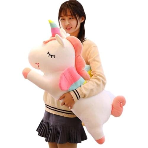 Plush unicorn toy stuffed animal big giant size kawaii plush unicorn pillow toys for children birthday Xmas gift for her/girl