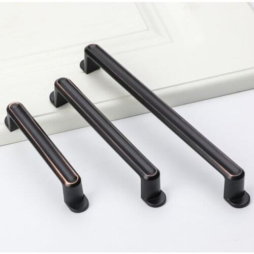 America Cabinet Door Pull Handle Furniture Kitchen Cupboard Wardrobe Vintage Red Bronze Drawer Dresser House Room Hardware Knob