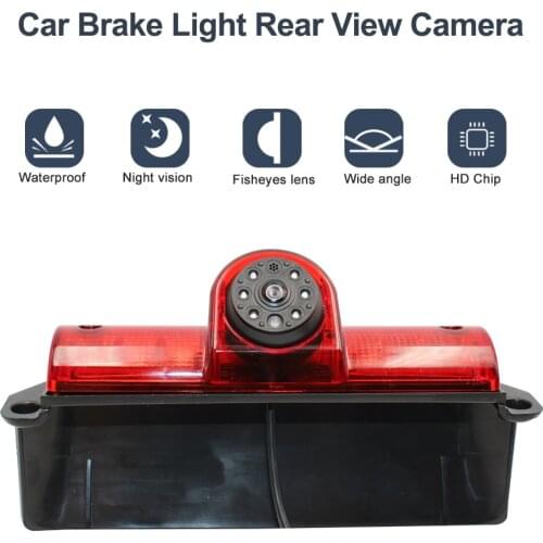 SMARTOUR HD Car Stop Light Rear View Brake Light Camera for Chevrolet Express/GMC SAVANA 2005-2018/Explorer Vans/Chevy Express