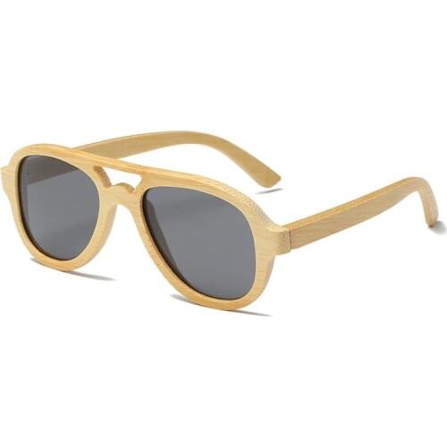 Polarized Wood Sunglasses Polaroid Men women bamboo for men women Mirror Sun Glasses retro de sol masculino 2018 Handmade