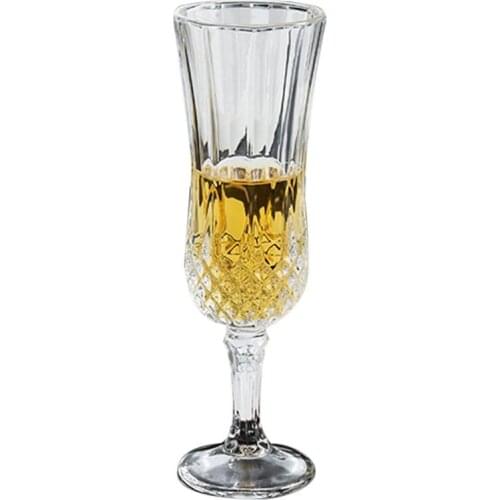 Wine Goblet Glass Stemmed Old Fashioned Champagne Glass Cocktail Glass Wine Glass for Bar Hotel Beer Glass Whiskey Cups