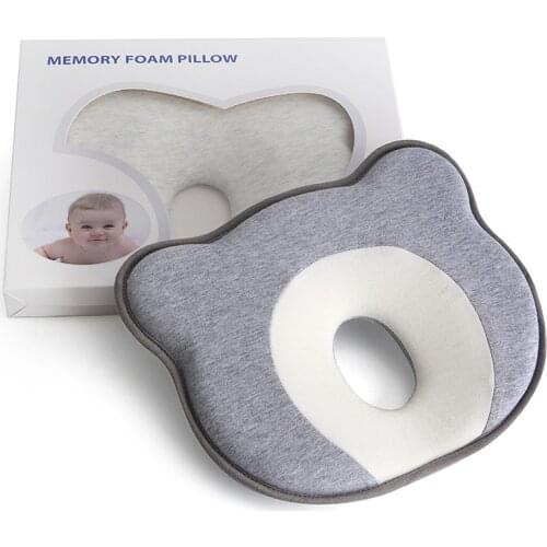 Explosive baby pillow baby memory pillow newborn memory foam special-shaped pillow concave neck pillow