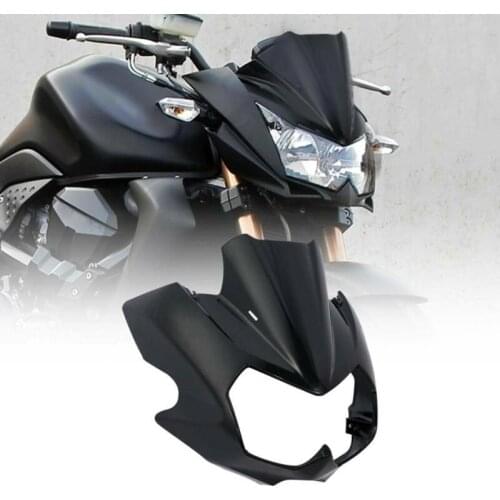 Motorcycle Vivid ABS Upper Front Fairing Cowl Nose Cockpit For Kawasaki Z750N 2004-2006 05