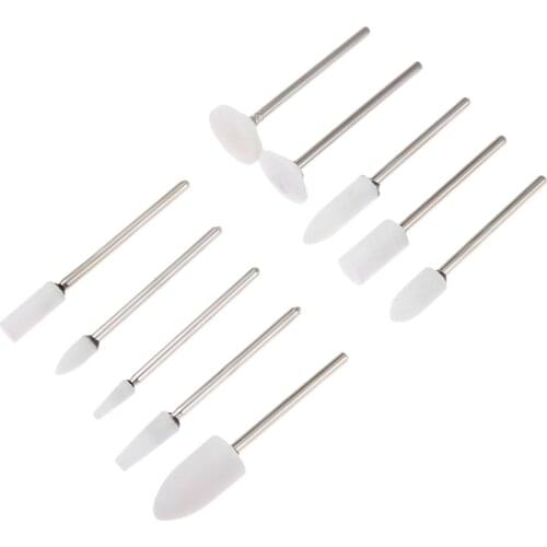 10X Shank Buffing Polishing Grinding Head For Grinder Rotary Tools Polishing Grinding Engrave The Glasses,stones 2.35mm