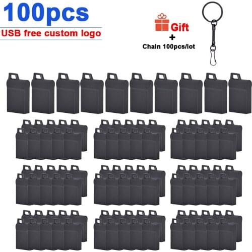 100pcs/lot New Arrivals Usb Flash Drive 64GB 32GB 16GB 8GB 4GB Pen Drive Waterproof Metal U Disk Memoria Cle Usb Stick for Gift