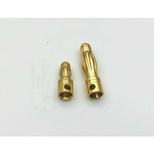 200pcs CONNECTOR brass 2mm 3.5mm 4mm banana plug connector adapter