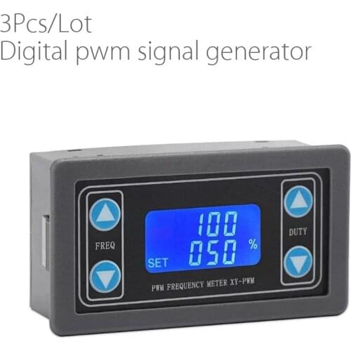 3pcs/lot XY-PWM DC3.3-30V 1Hz~150KHz Digital Display Square Wave Rectangular Wave Pulse Signal Generator