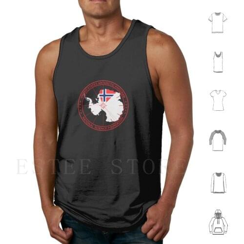 Antarctica-Usa / Norway Tank Tops Vest Sleeveless The Thing Thing Horror Antarctica Space Movie Movies Films Film Carpenter