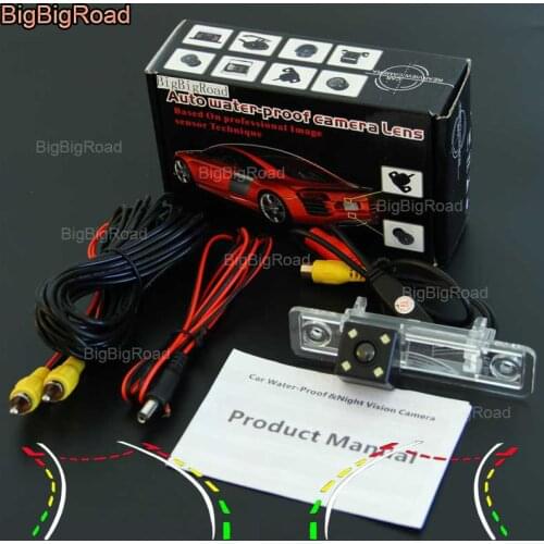 BigBigRoad Car Intelligent Dynamic Track Rear View Camera Backup Camera For buick new excelle HRV / Opel Zafira A 1999--2005