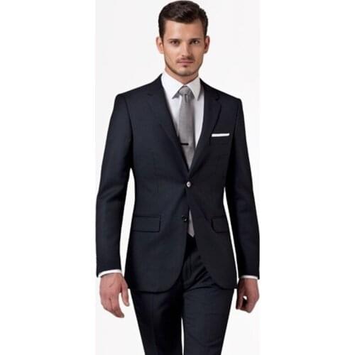Blazer Set for Mens Business Suits Office Ensembles Homme 2pcs Luxury Plus Size Coat Pants Formal Dinner Wedding Groom