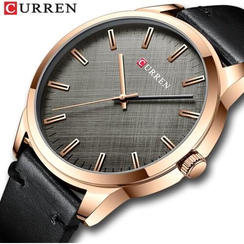 Top Brand Luxury CURREN 2020 Fashion Leather Strap Quartz Men Watches Casual Business Male Wristwatches Clock Montre Homme