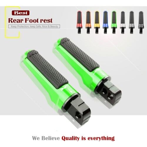 For SUZUKI GSR 600 750 2006-2016 Motorcycle Accesstories CNC Aluminum Rear Foot Pegs Footrest Passenger Footpegs