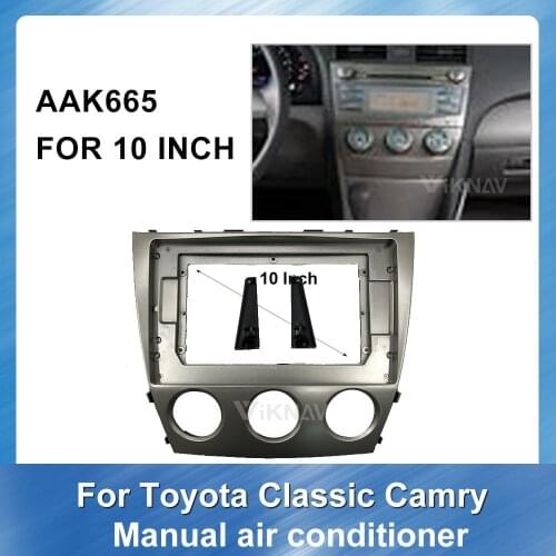 For Toyota classic Camry 2 din Radio Fascia for Stereo Audio Panel Mount Installation Dash Kit Frame Adapter Radio Stereo DVD