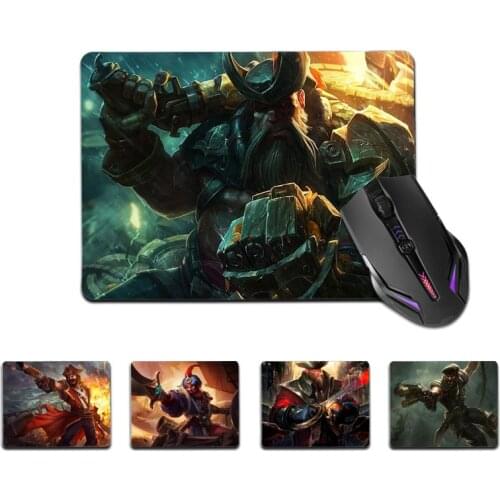 FHNBLJ Top Quality league of legends Gangplank gamer play mats Mousepad Top Selling Wholesale Gaming Pad mouse