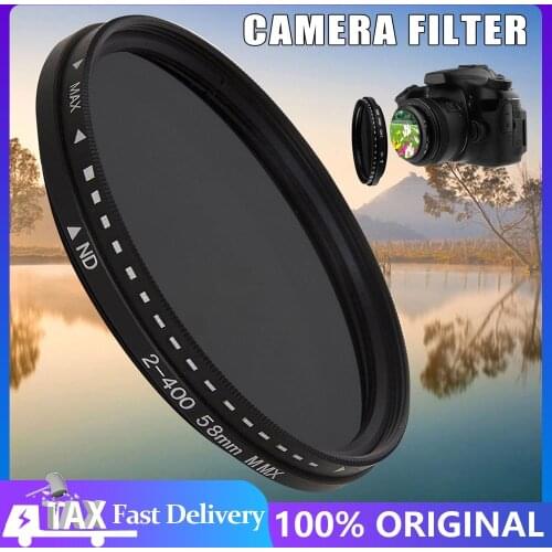 Fader Variable ND Filter Adjustable ND2 To ND400 Neutral Density For Camera Lens 11x11x2.5CM EM88