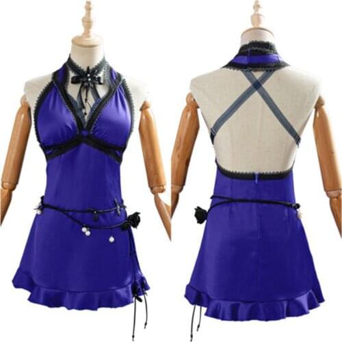 Game Final Fantasy VII Remake Tifa Lockhart Cosplay Costume Dress