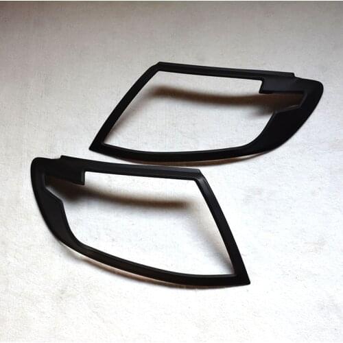 FREE SHIPING Black color front lamp coer Head light cover 2PCS accessory RANGER accessories for ranger 2012-2014