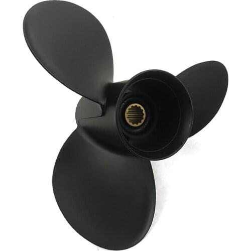 Boat Propeller 11 1/2x11 for Suzuki DT40/DF40/DT50/DF50 3 Blades Aluminum 13 Tooth RH OEM NO: 58100-95222-019 11.5x11