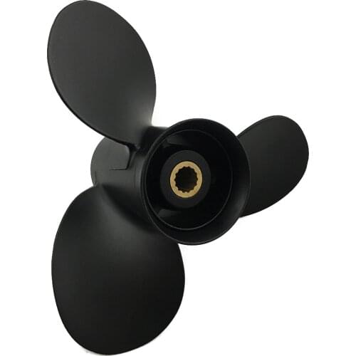Boat Propeller 9.25x11 for Mercury 9.9HP-15HP 3 Blades Aluminum 14 Tooth RH OEM NO: 48-897754A11 9.25x11