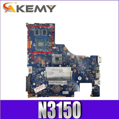 Laptop motherboard For LENOVO 300-15IBR Core SR29F Celeron N3150 NM-A471 5B20K14028 Mainboard Tested 100