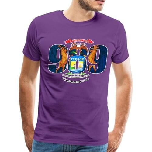 Fashion Clothing Unique Design 989 Michigan Area Code Mens T-Shirt. Summer Cotton O-Neck Short Sleeve Unisex T Shirt New S-3XL