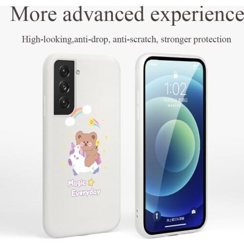 Fashion Bunny Phone Case For Samsung Galaxy S21 S20 FE S10 Note 20 10 Ultra Plus A72 A52 A42 A32 A12 A02S 4G 5G Cover