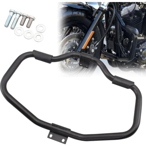 Motorcycle black Engine Guard Crash Bar Knee Legs Frame Protector Bumper For Harley-Davidson Sportster 883 XL 48 72 Iron 883