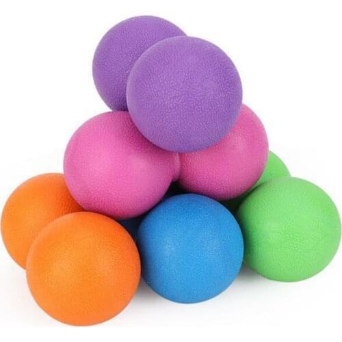 High Density Lacrosse Ball Gym Fitness Ball Therapy Relax Exercise Peanut Massage Ball Relieve Stress Peanut Ball