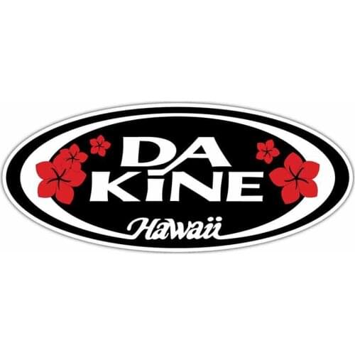 For Dakine Hawaii Windsurfing Kiteboarding Car Stickers PVC JDM Bumper Trunk Truck Graphics Fine Decal Waterproof 13cmX6cm