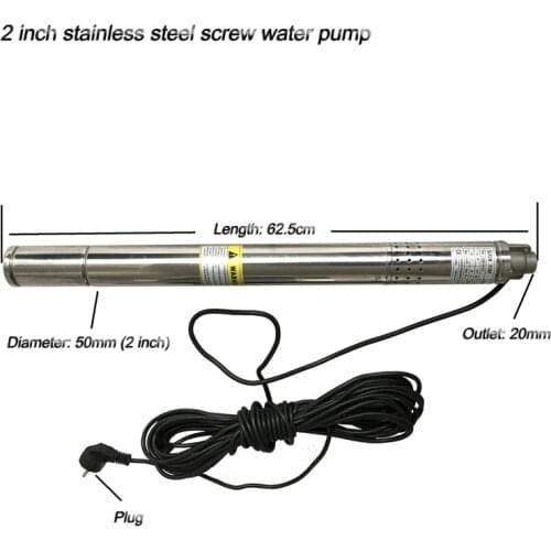Water well pump 2 inch borehole submersible pump mini deep well pump submersible for well submersible water pump for ponds