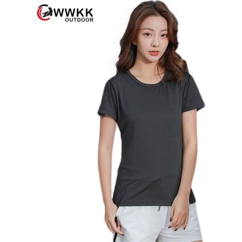 Summer Mountaineering Shirt Coupl Casual O Neck Men Short Sleeve Running Women Workout Training Tees Fitness Top Hiking T-Shirts