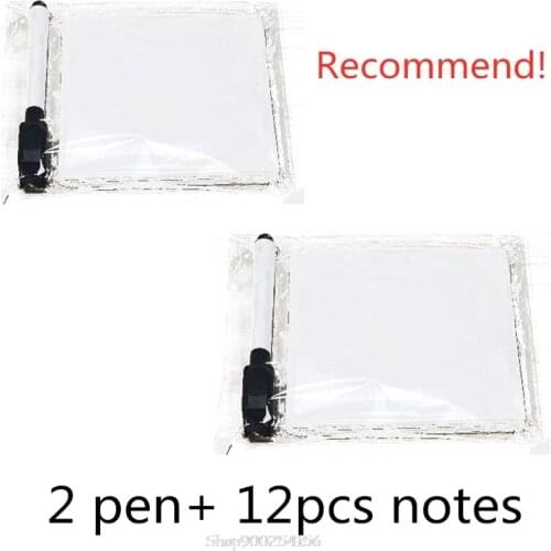 Dry Wipe Sticky Notes Pad, Removable Reusable Labels Sticker for Storage Bins, Waterproof Adhesive Labels O13 20 Dropship