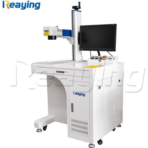 Fiber laser marking stainless steel color with 20W JPT MOPA M1 laser source for logo engraver