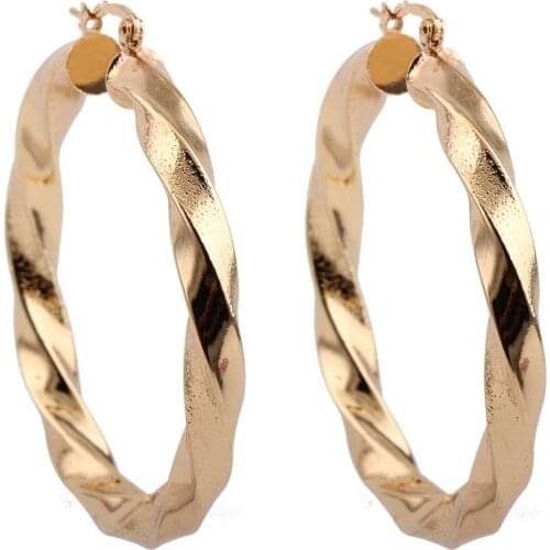 Beadsland Cooper Earrings 6CM Diameter Fashion Jewelry Women Gift