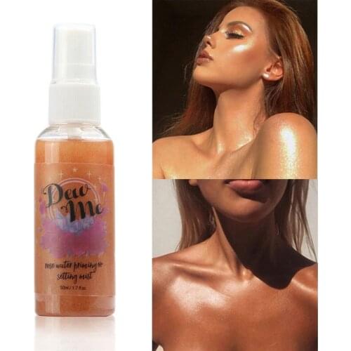 PHOERA Bronzer Highlighter Liquid Setting Spray Illuminating Face Shimmer Contouring Glow Cosmetics Makeup Body Highliter