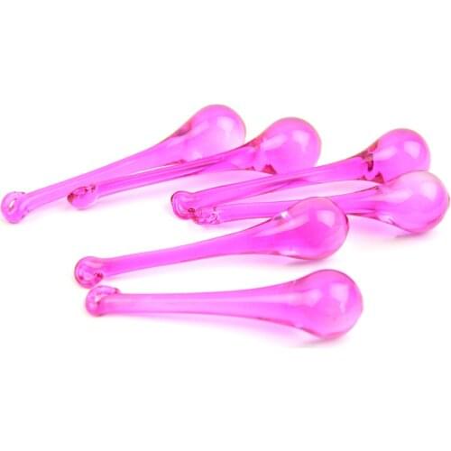 16X60mm/20x80mm Rose Crystal Chandelier Glass Prism Drops Pendants Lighting Parts For Home Decoration