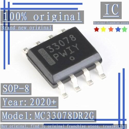 2020+100% Brand new original 10PCS-50PCS MC33078DR2G 33078 SOP-8 Low Noise Dual Channel Operational Amplifier