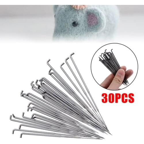 30pcs Mixed Felting Needles Holder Wool Pin Felt Set Craft Kit DIY Handmade Tools Knitting Accessorie 3 Sizes S M L Mayitr