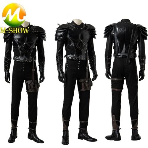 Geralt Cosplay Costume Men Outfits Witcher Armor Suit Full Set Halloween Carnival Costumes Custom Made