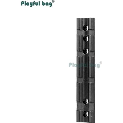 Playful bag 20mm support 5-hole rail Aluminum alloy bracket Outdoor CS sport refitting toys DIY toys accessory AQA67