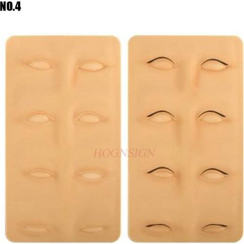 1pcs Tattoo practice leather semi-simulation practice skin silicone eyebrow eyebrows eye and lips fake skin imitation leathe