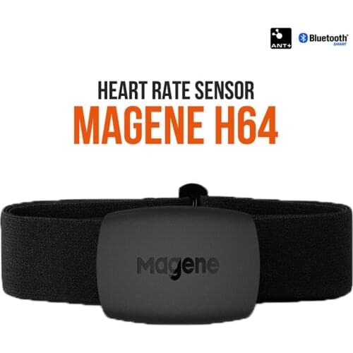 Magene Mover H64 Heart Rate Monitor Bluetooth 4.0 ANT+Magene Sensor With Chest Strap Computer Bike Wahoo Garmin BT Sports Belt