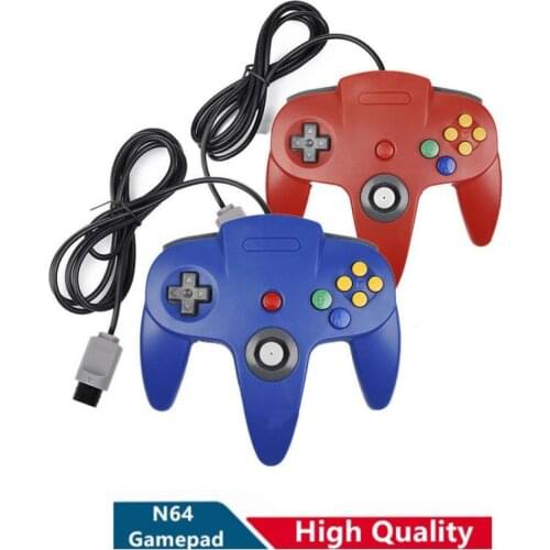 N64 Gamepad Classic Game Controller Joystick Gamepad Long Wired For Classic 64 Console Games For Gamepad