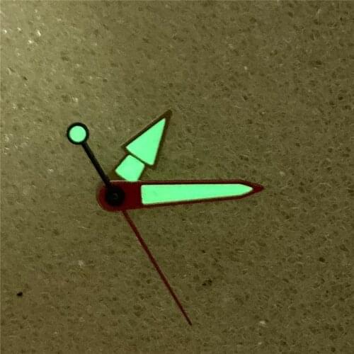 Green Luminous Watch Hands Kit DIY Spare Part for NH35 NH36 Movements Repair Accessories