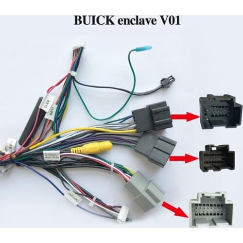 New Hot Special ARKRIGHT Wiring Harness Cable For BUICK neclave Radio Head Unit Adaptor