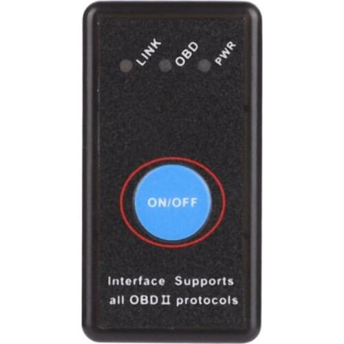 New OBD2 Scanner Bluetooth 4.0 OBD 2 ii Reader iOS Diagnostic auto Scan Tool Code Car Gadget Accessories with Switch