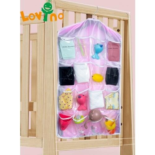 Baby Storage Organizer Crib Hanging Storage Bag Caddy Organizer for Baby Essentials Bedding Set Diaper Storage Bag
