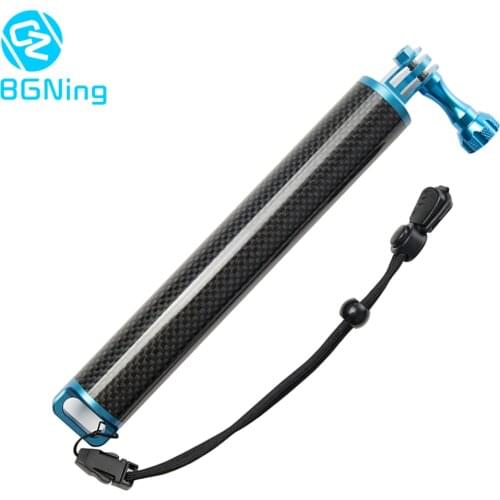 Carbon Fiber Buoyancy Stick Floating Tripod Handheld Selfie Stick for DJI Osmo Action for Gopro Hero Yi EKEN Camera Diving Parts