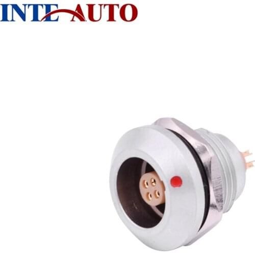 IP68 waterproof electrical circular connector,female panel mount socket, ZGG.1K.304